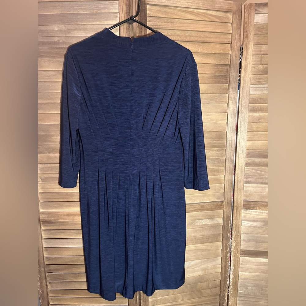 Classic dress. Wedding or vacation. Navy Blue. - Picture 3 of 3